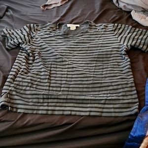 Grey Striped Shirt